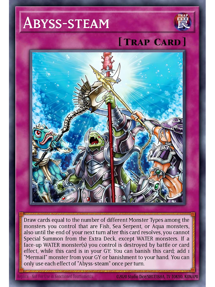 Abyss-steam - SUDA-EN077 - Super Rare 1st Edition 1