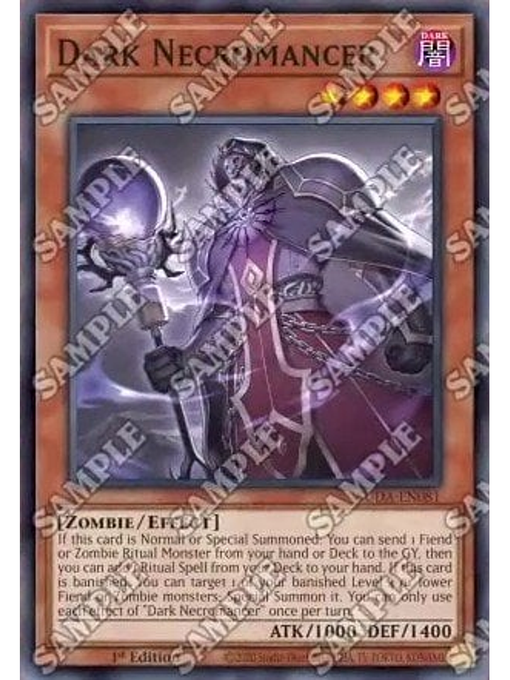 Dark Necromancer - SUDA-EN081 - Super Rare 1st Edition 1