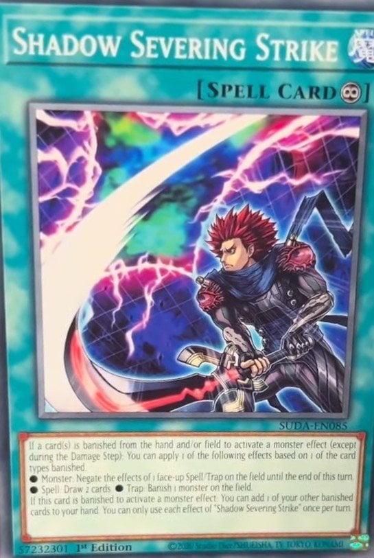 Shadow Severing Strike - SUDA-EN085 - Common 1st Edition