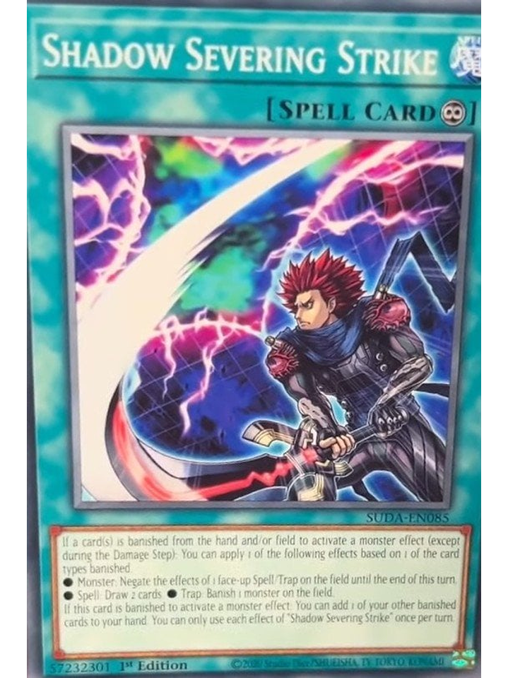 Shadow Severing Strike - SUDA-EN085 - Common 1st Edition 1