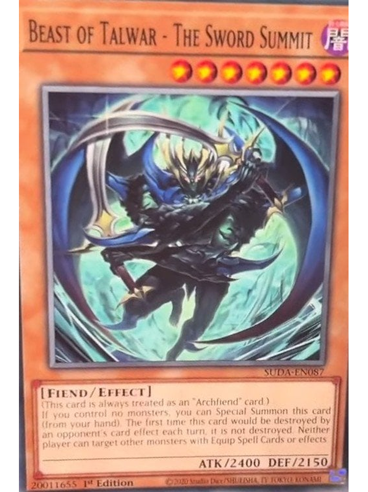 Beast of Talwar - The Sword Summit - SUDA-EN087 - Common 1st Edition 1