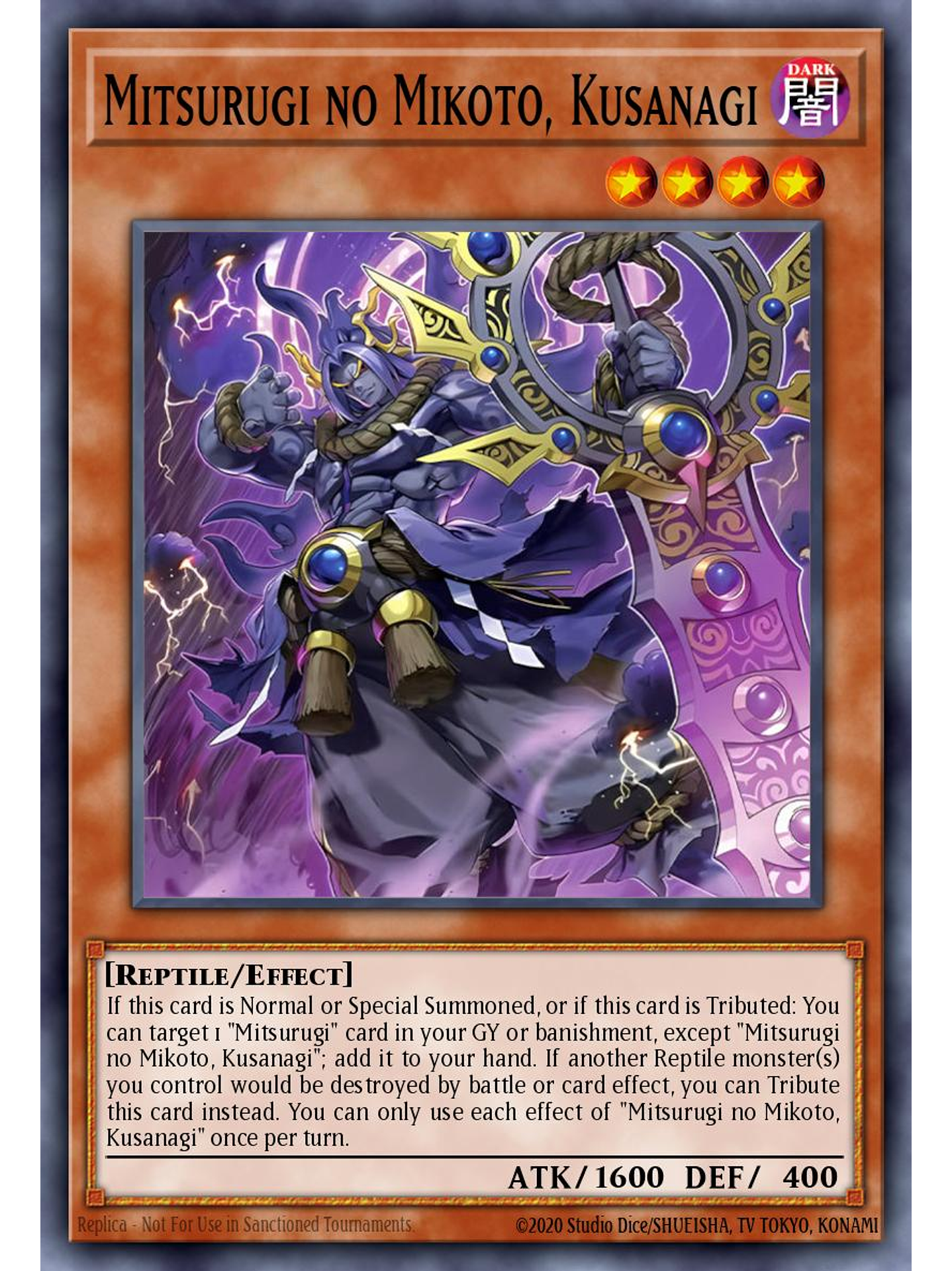 Mitsurugi no Mikoto, Kusanagi - SUDA-EN090 - Common 1st Edition 1