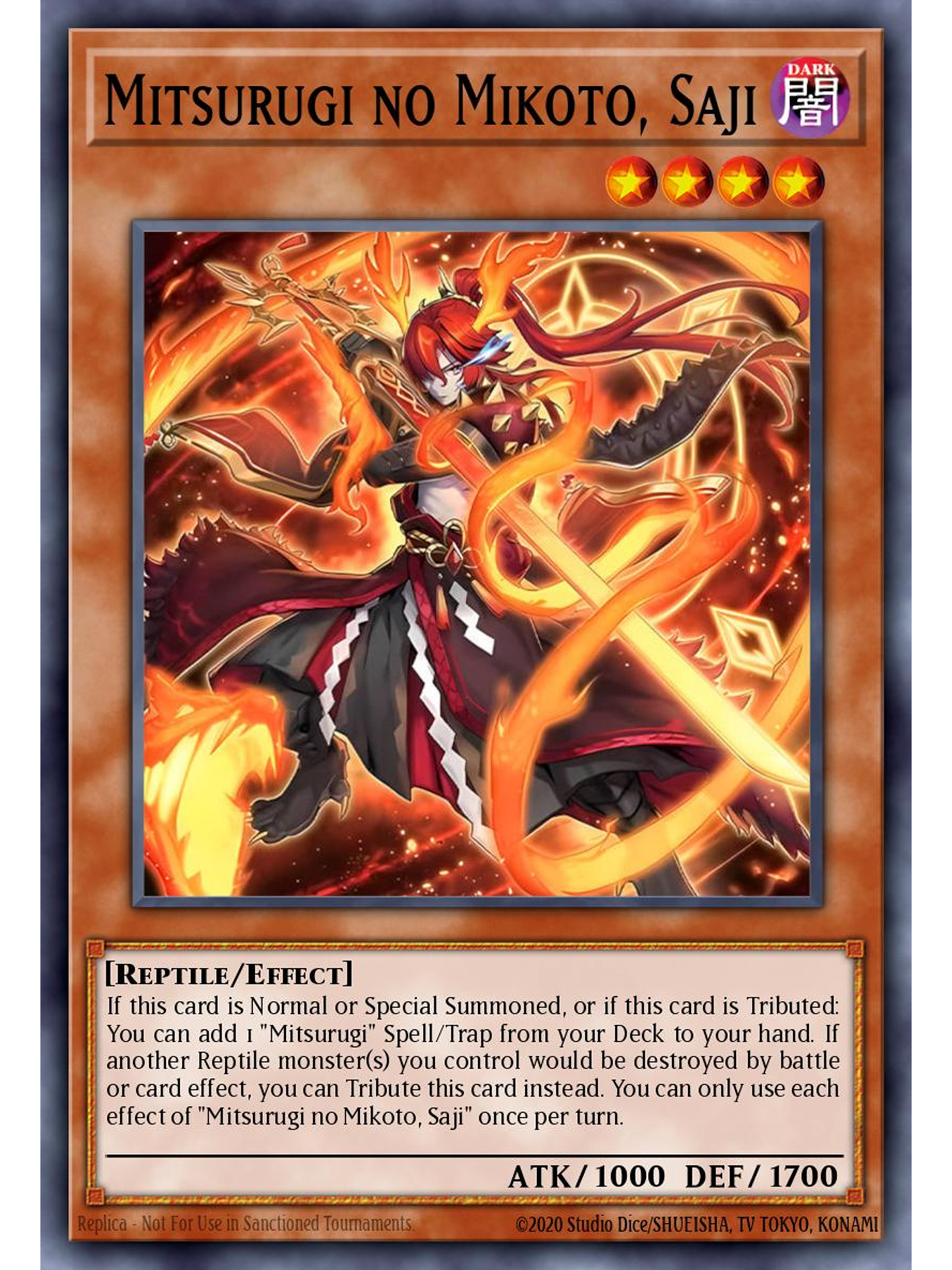 Mitsurugi no Mikoto, Saji - SUDA-EN091 - Common 1st Edition 1