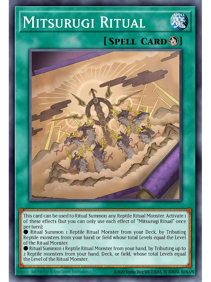 Mitsurugi Ritual - SUDA-EN095 - Ultra Rare 1st Edition 1