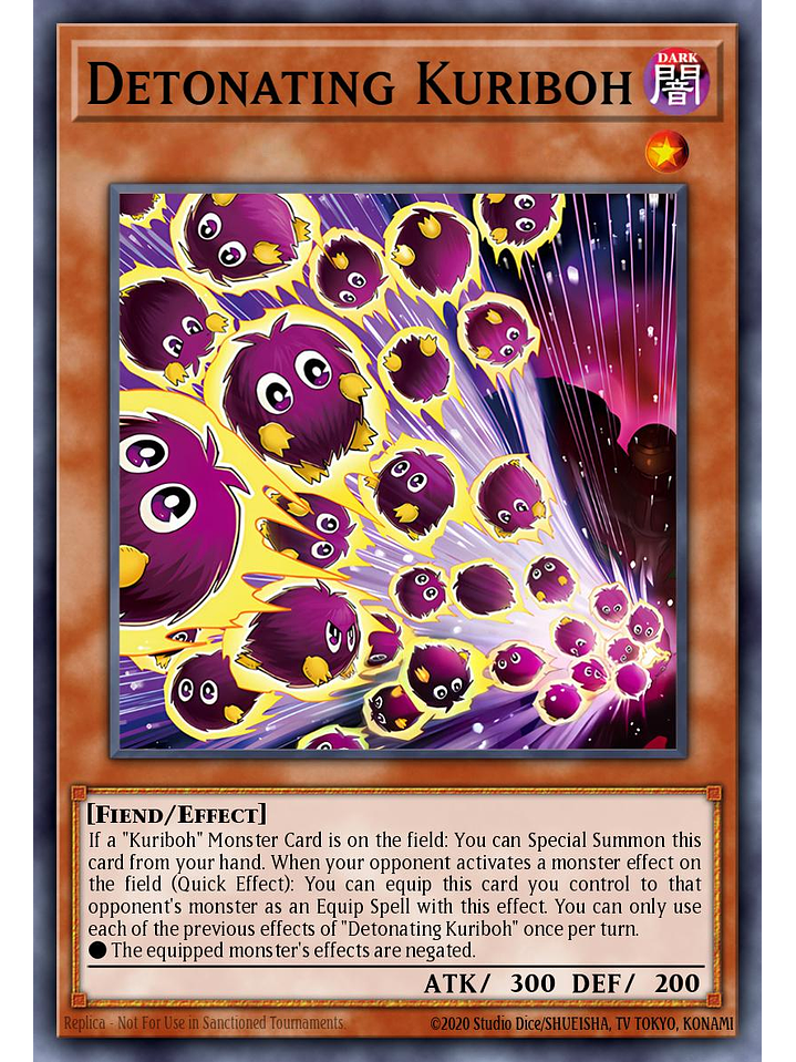 Detonating Kuriboh - SUDA-EN097 - Super Rare 1st Edition 1