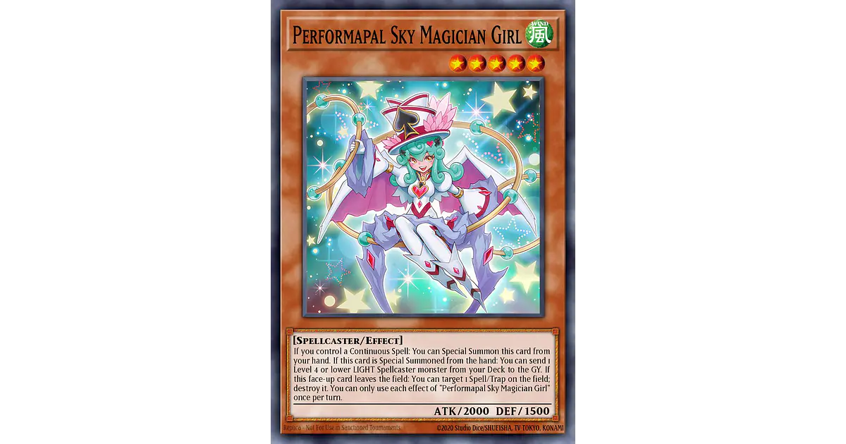 Performapal Sky Magician Girl Super Yugioh | Meses sin interés