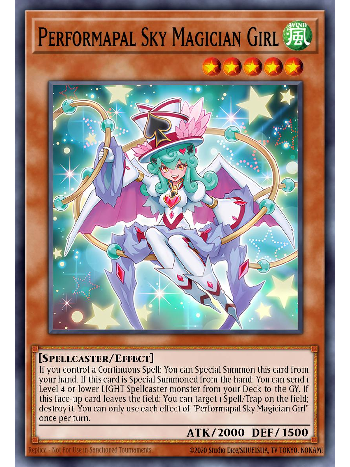 Performapal Sky Magician Girl - SUDA-EN099 - Super Rare 1st Edition 1