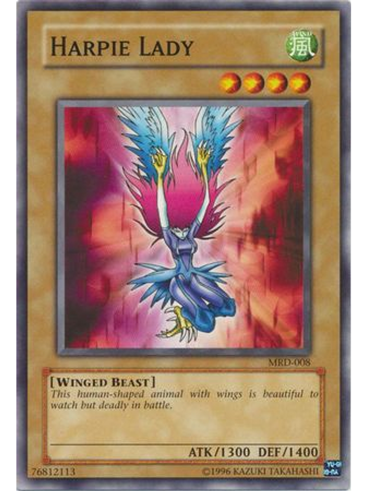 Harpie Lady - MRD-008 - Common 1st Edition 1