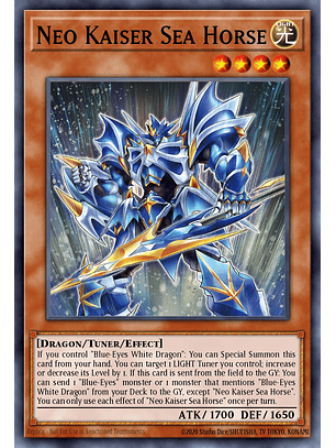 Neo Kaiser Sea Horse - SDWD-EN004 - Super Rare 1st Edition