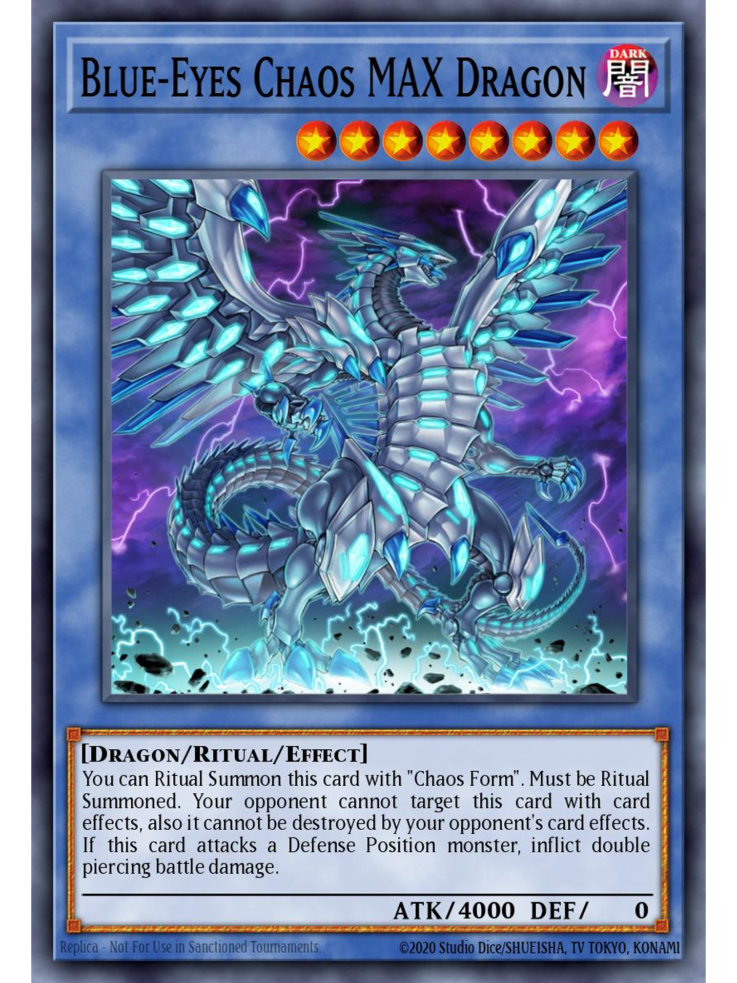 Blue-Eyes Chaos MAX Dragon - SDWD-EN009 - Common 1