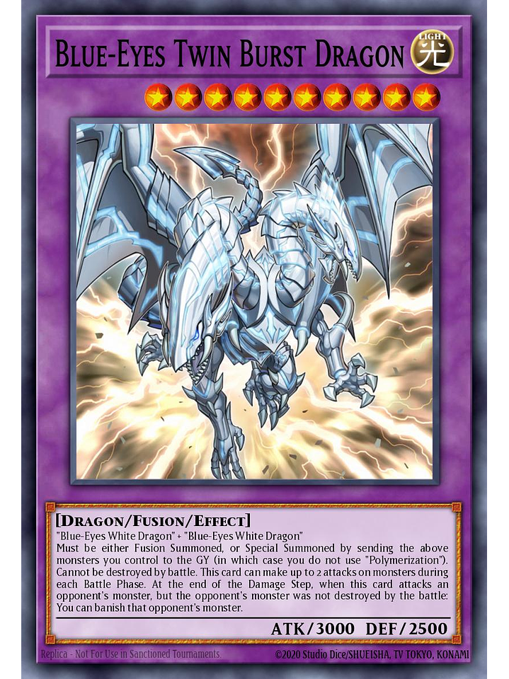 Blue-Eyes Twin Burst Dragon - SDWD-EN036 - Common 1