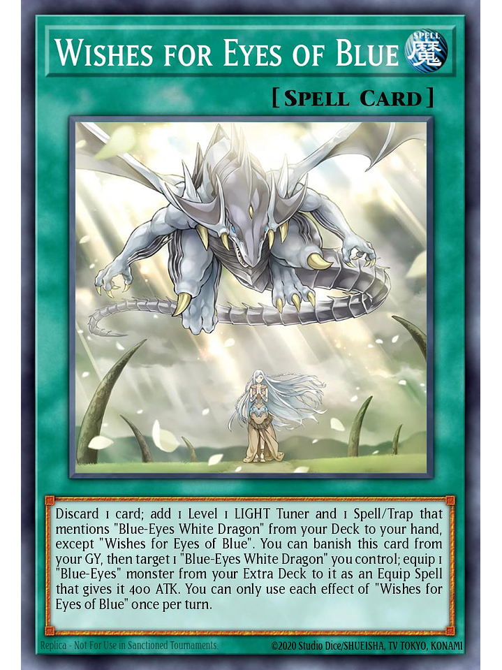 Wishes for Eyes of Blue - SDWD-EN042 - Secret Rare 1st Edition 1