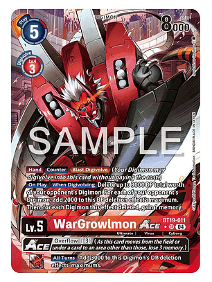 BT19-011 (Alternate Art) WarGrowlmon ACE