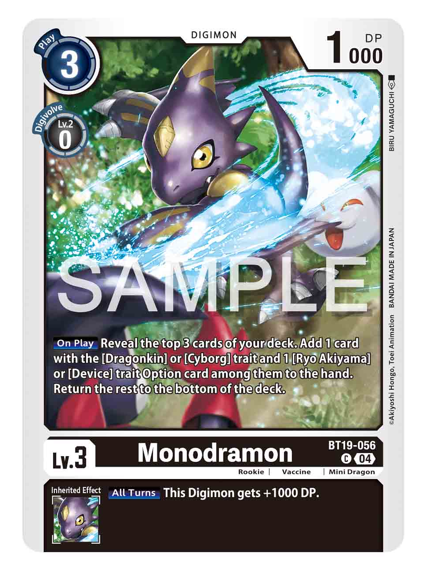 BT19-056 C Monodramon 1
