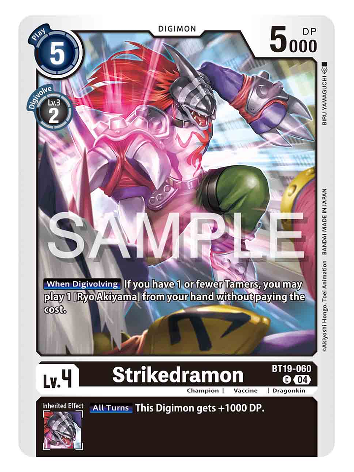 BT19-060 C Strikedramon 1