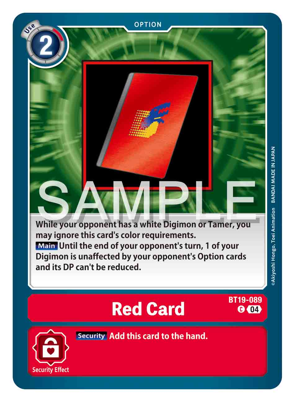 BT19-089 C Red Card