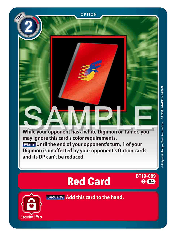 BT19-089 C Red Card 1