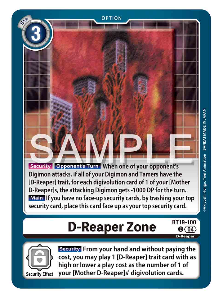 BT19-100 C D-Reaper Zone 1