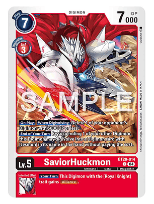 BT20-014 C SaviorHuckmon