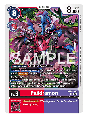 BT20-016 U Paildramon