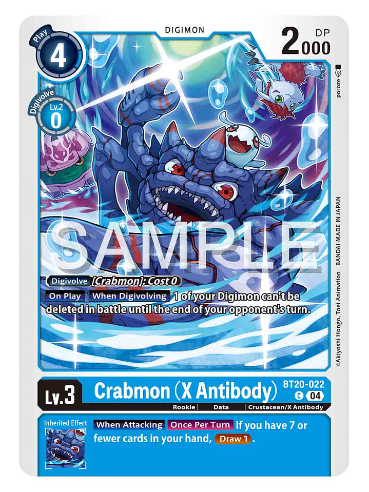 BT20-022 C Crabmon (X Antibody) 1