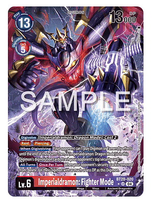 BT20-020 (Alternate Art) Imperialdramon: Fighter Mode
