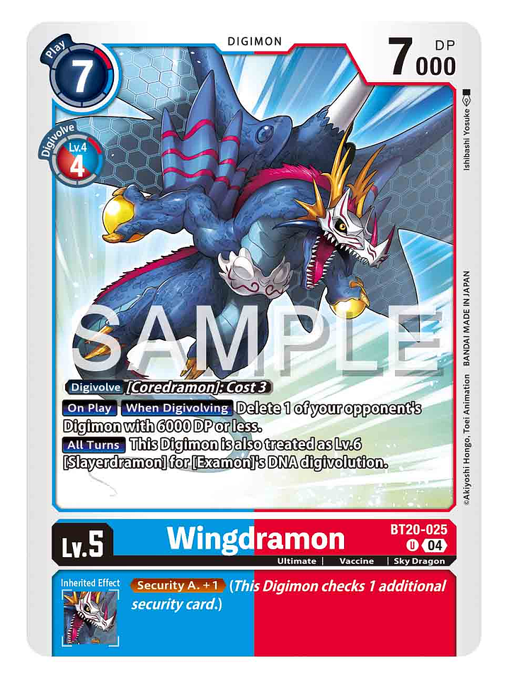 BT20-025 U Wingdramon 1