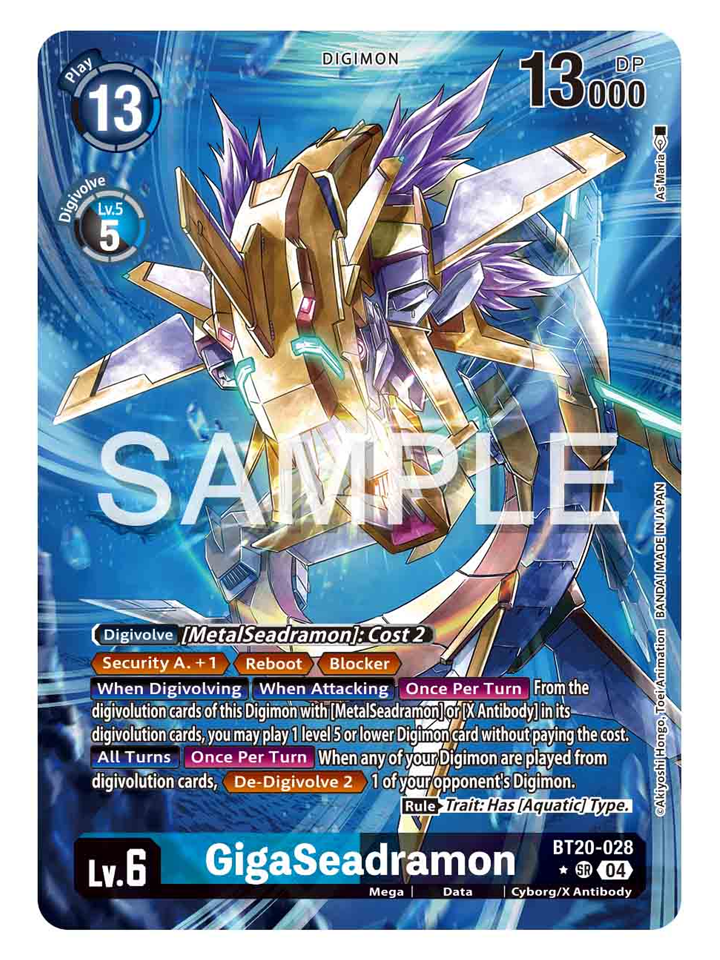 BT20-028 (Alternate Art) GigaSeadramon 1