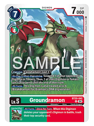 BT20-042 U Groundramon