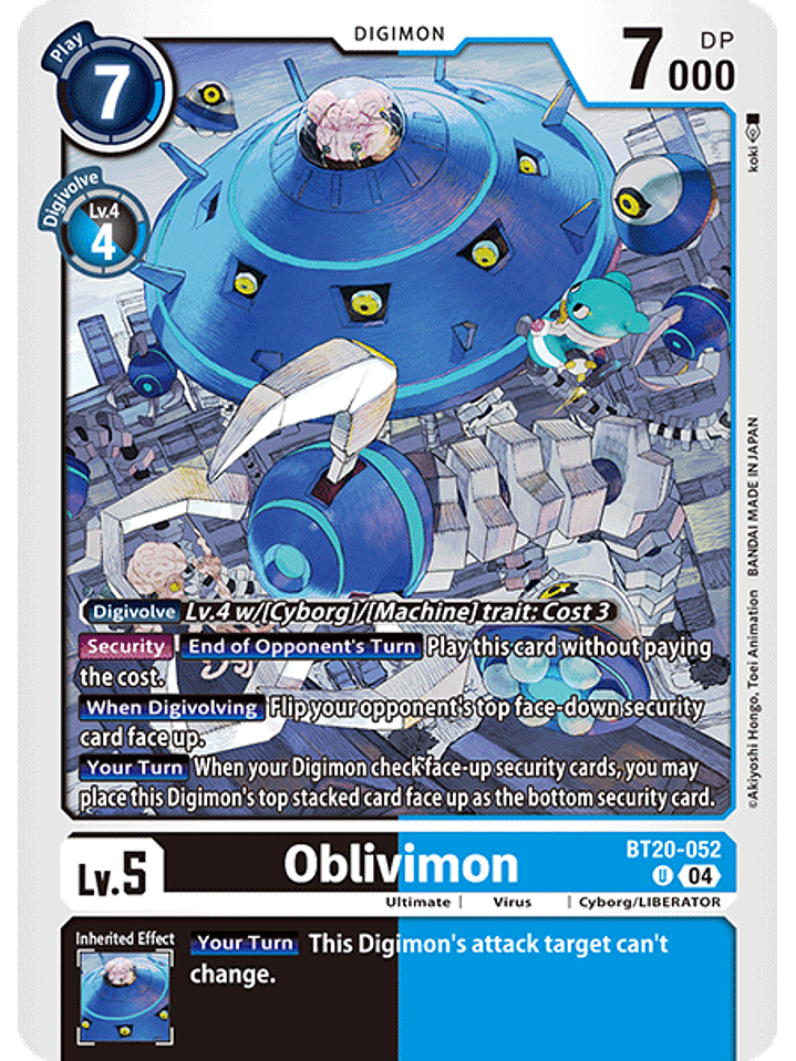 BT20-052 U Oblivimon 1