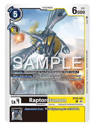 BT20-051 C Raptordramon