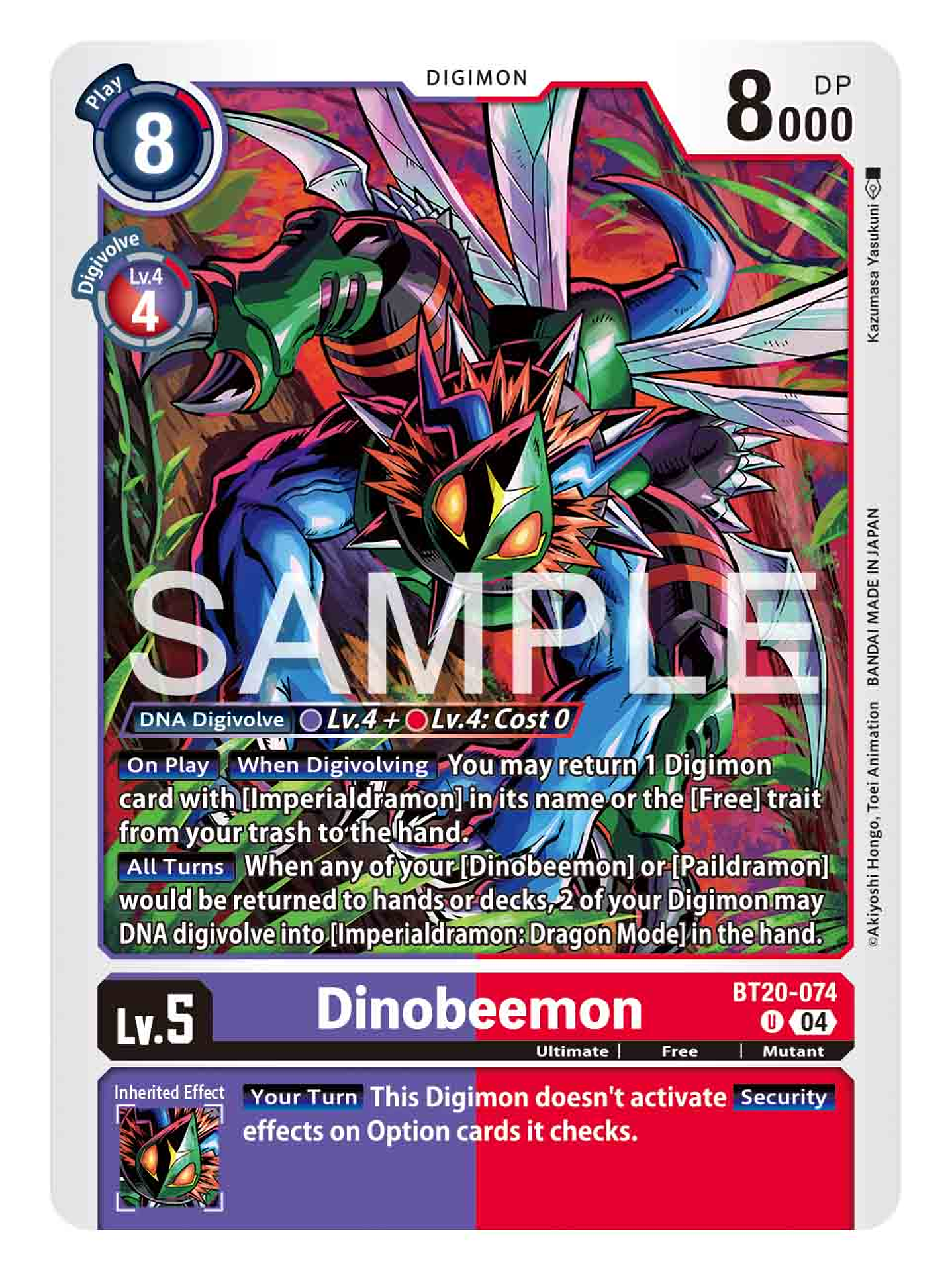 BT20-074 U Dinobeemon 1