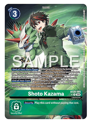 BT20-085 (Alternate Art) Shoto Kazama