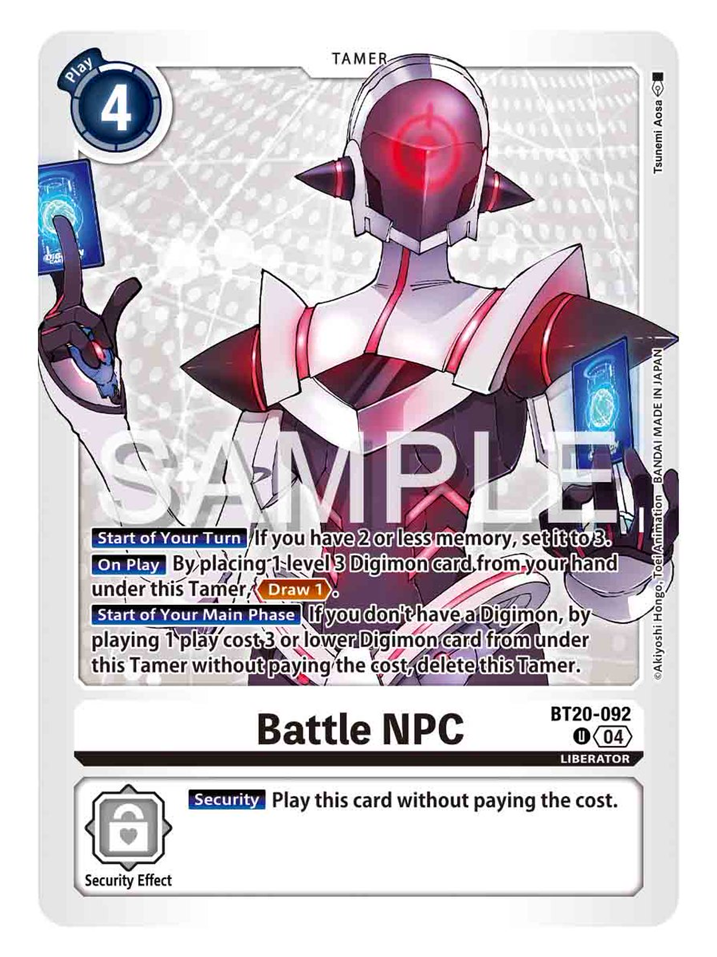 BT20-092 U Battle NPC 1