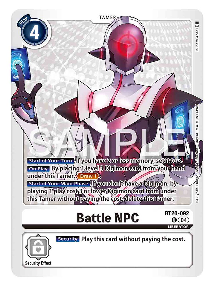 BT20-092 U Battle NPC 1