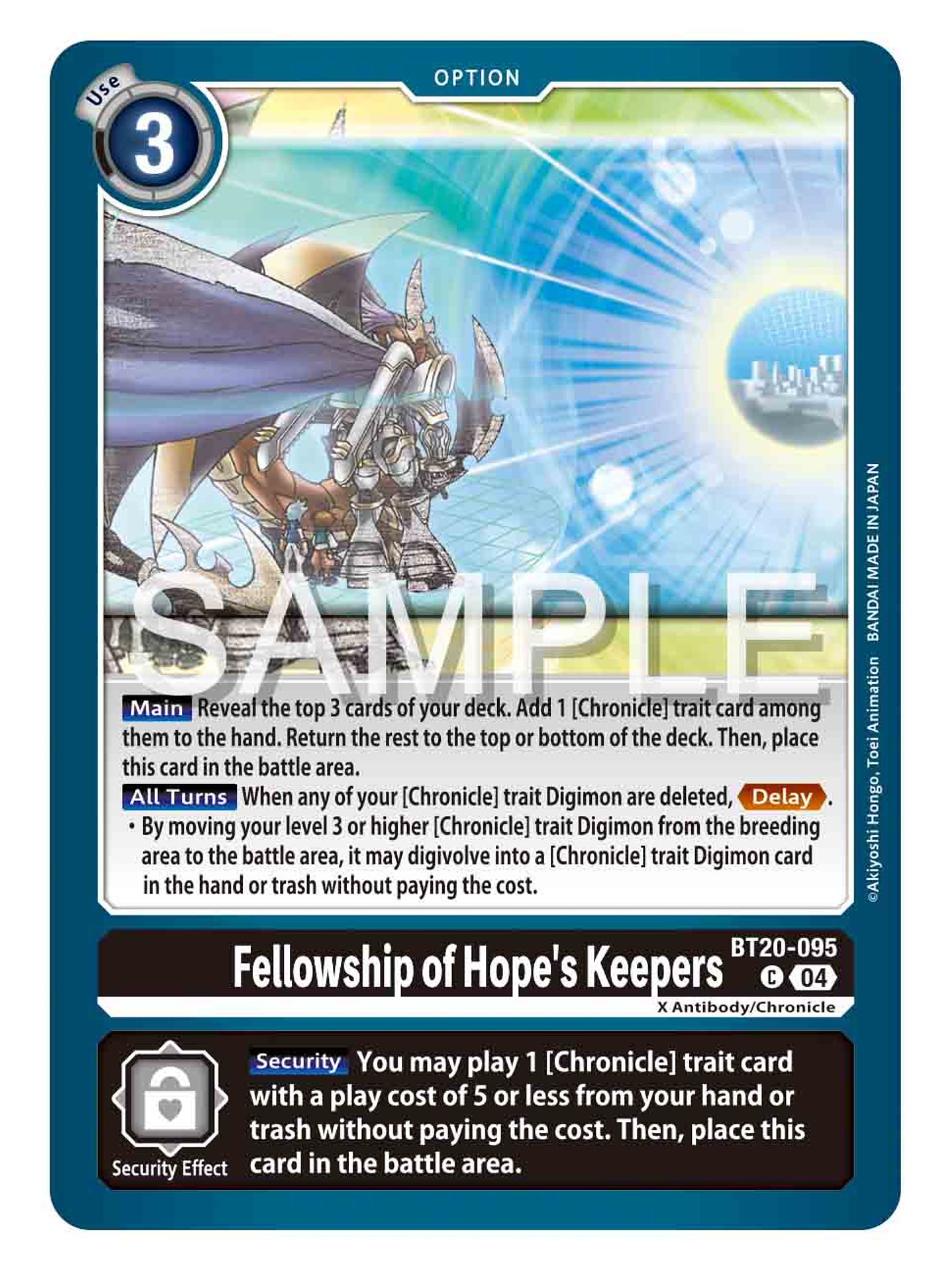 BT20-095 C Fellowship of Hope's Keepers 1