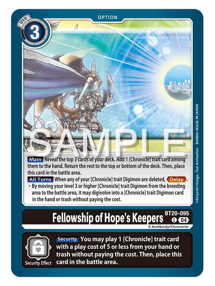 BT20-095 C Fellowship of Hope's Keepers 1