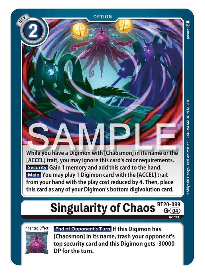 BT20-099 C Singularity of Chaos 1