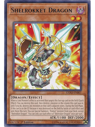 Shelrokket Dragon - EXFO-EN007 - Rare 1st Edition