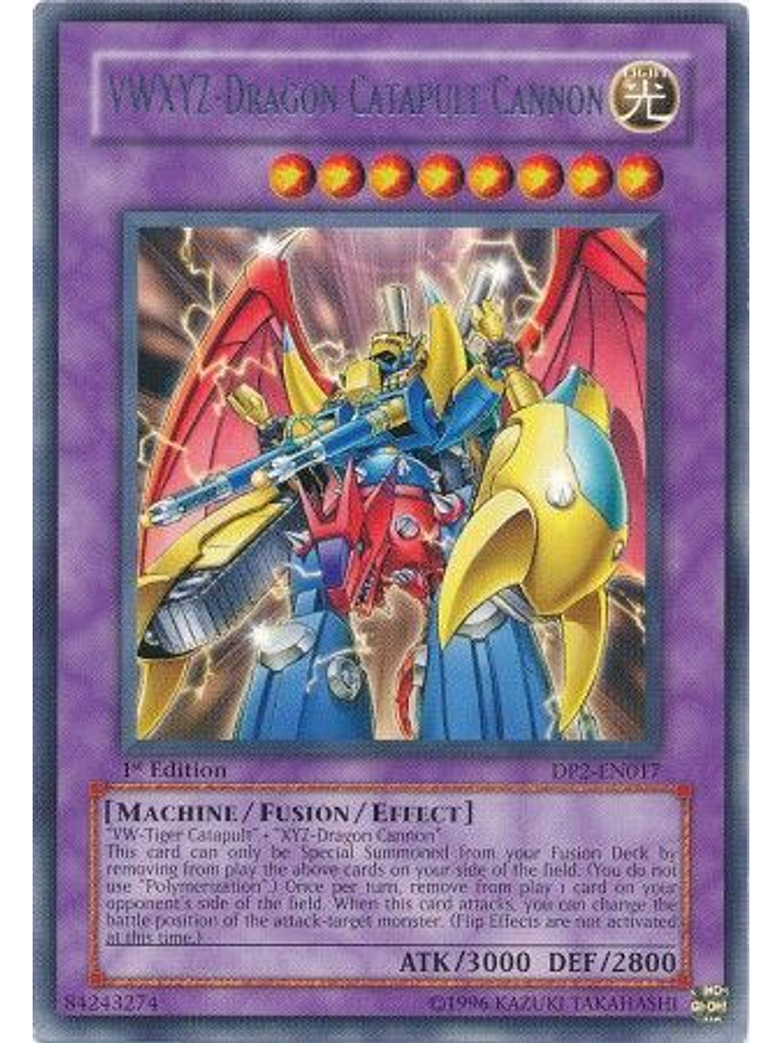 VWXYZ-Dragon Catapult Cannon - DP2-EN017 - Rare 1st Edition 1