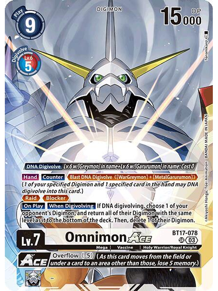 BT17-078 (Alternate Art) Omnimon 1