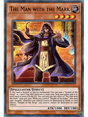 The Man with the Mark - MZTM-EN001 - Secret Rare 1st Edition