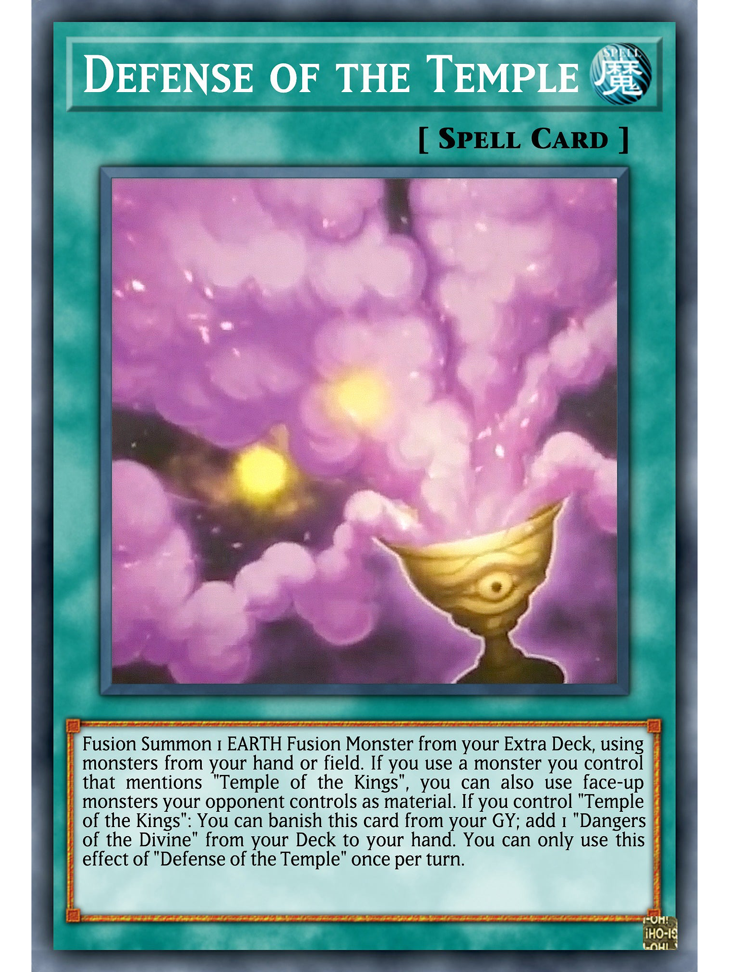 Defense of the Temple - MZTM-EN007 - Rare 1st Edition 1