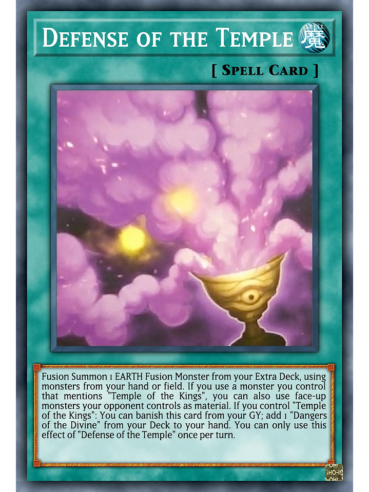 Defense of the Temple - MZTM-EN007 - Rare 1st Edition 1