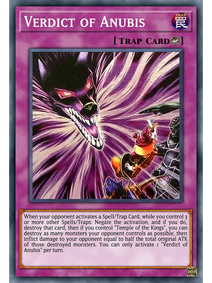 Verdict of Anubis - MZTM-EN009 - Ultra Rare 1st Edition 1