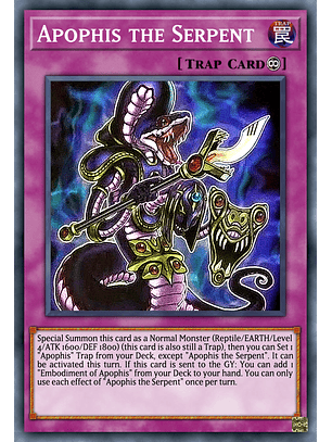 Apophis the Serpent - MZTM-EN010 - Ultra Rare 1st Edition