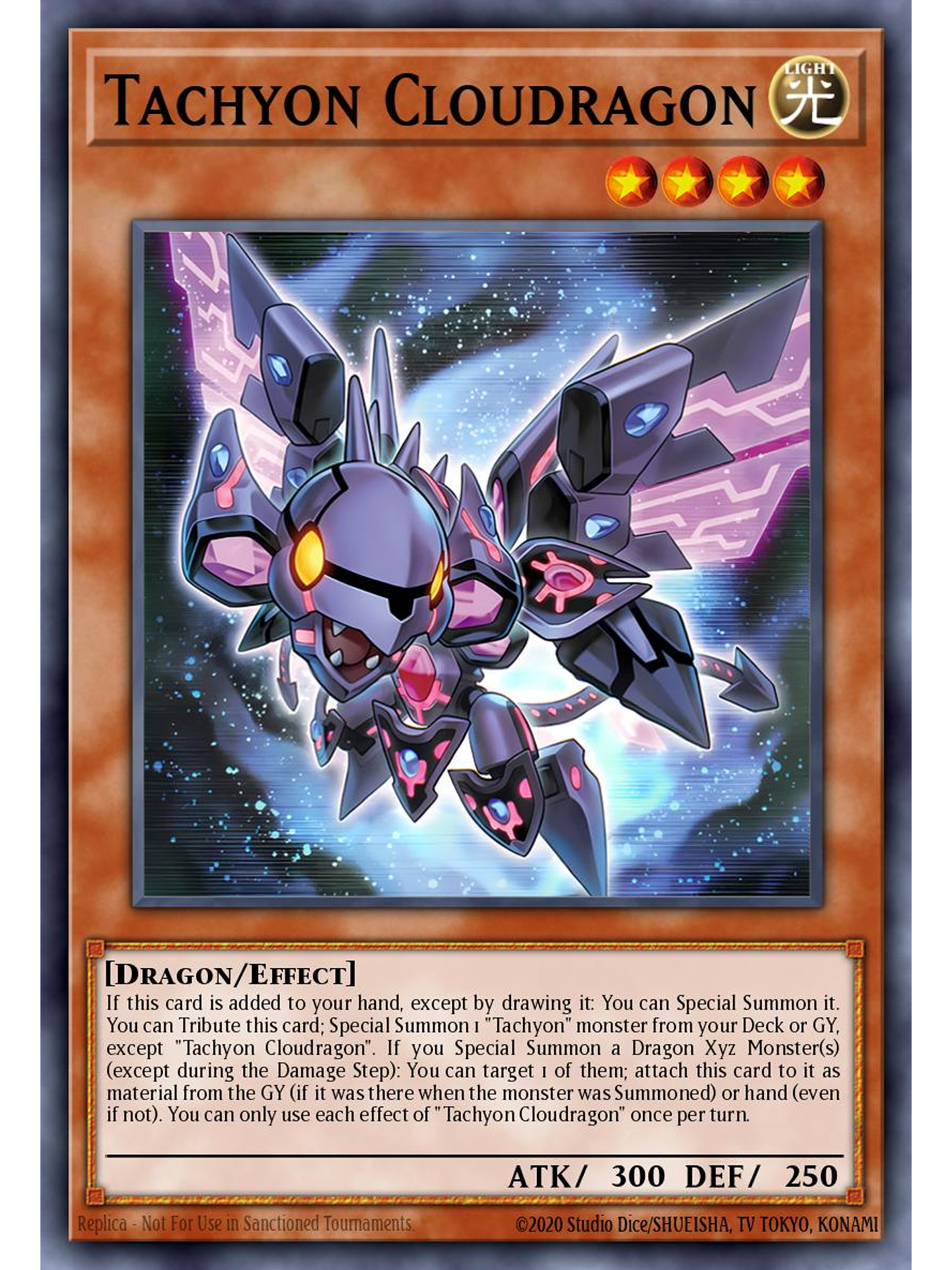 Tachyon Cloudragon - MZTM-EN012 - Rare 1st Edition 1