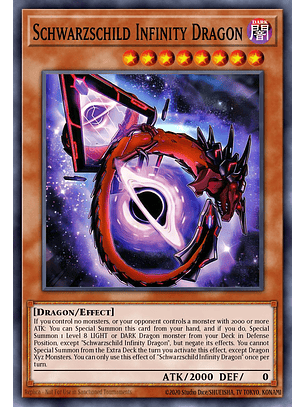 Schwarzschild Infinity Dragon - MZTM-EN013 - Secret Rare 1st Edition