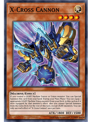 X-Cross Cannon - MZTM-EN018 - Ultra Rare 1st Edition