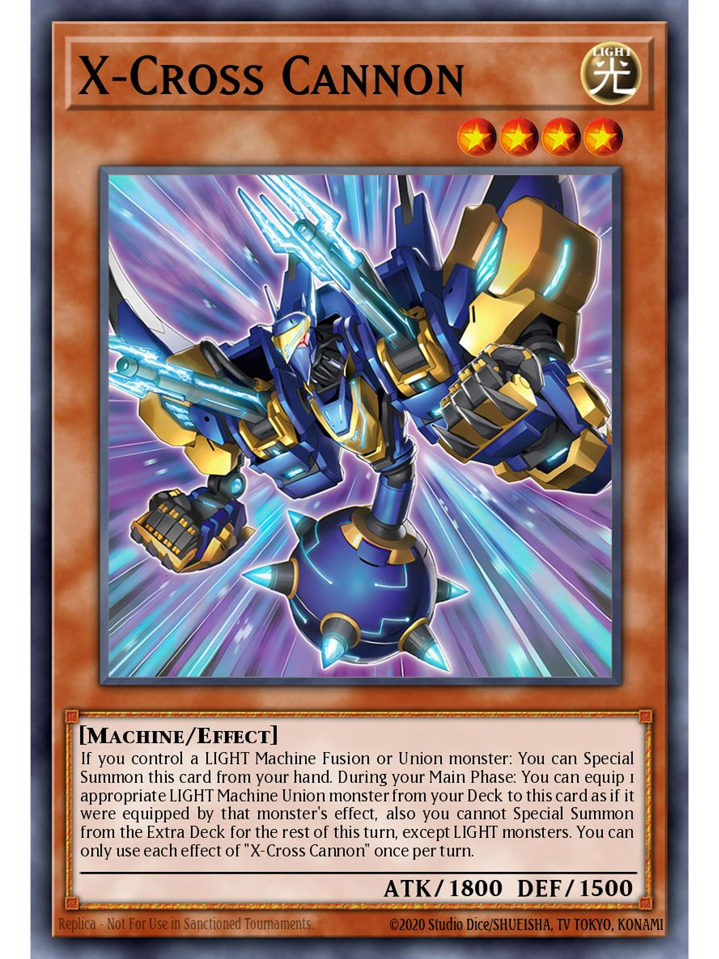 X-Cross Cannon - MZTM-EN018 - Collector's Rare 1st Edition 1